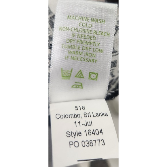 Lilly Pulitzer Late Night Toile Pant Late Night Party  Black And White SZ4 RARE - Picture 9 of 9